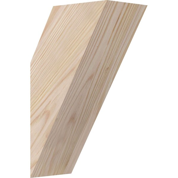Ekena Millwork 3 1/2"W x 6"D x 10"H Traditional Smooth Knee Brace, Douglas Fir BRC04X06X10TRA00SDF - main